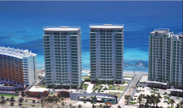 Portofino Bay View Grand. Newest and one of the best condos in Cancun. Condos conists of  2,3, and 4 bedrooms