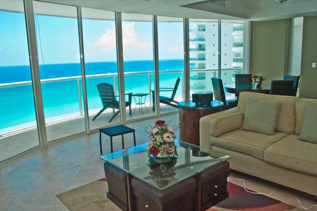 Cancun Condo Rental 4 Bedroom Bay View Grand Unit 1501 Tower 3