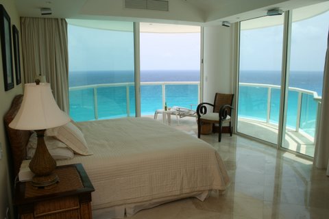 Master Bedroom with full bath and access to oceanfront terrace