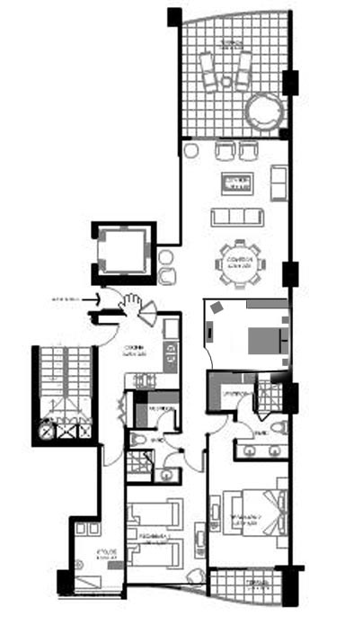 portofino bay view grand condo floor plan