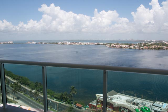 Views from the lagoon facing patio accessed from guest suites 3 and 4
