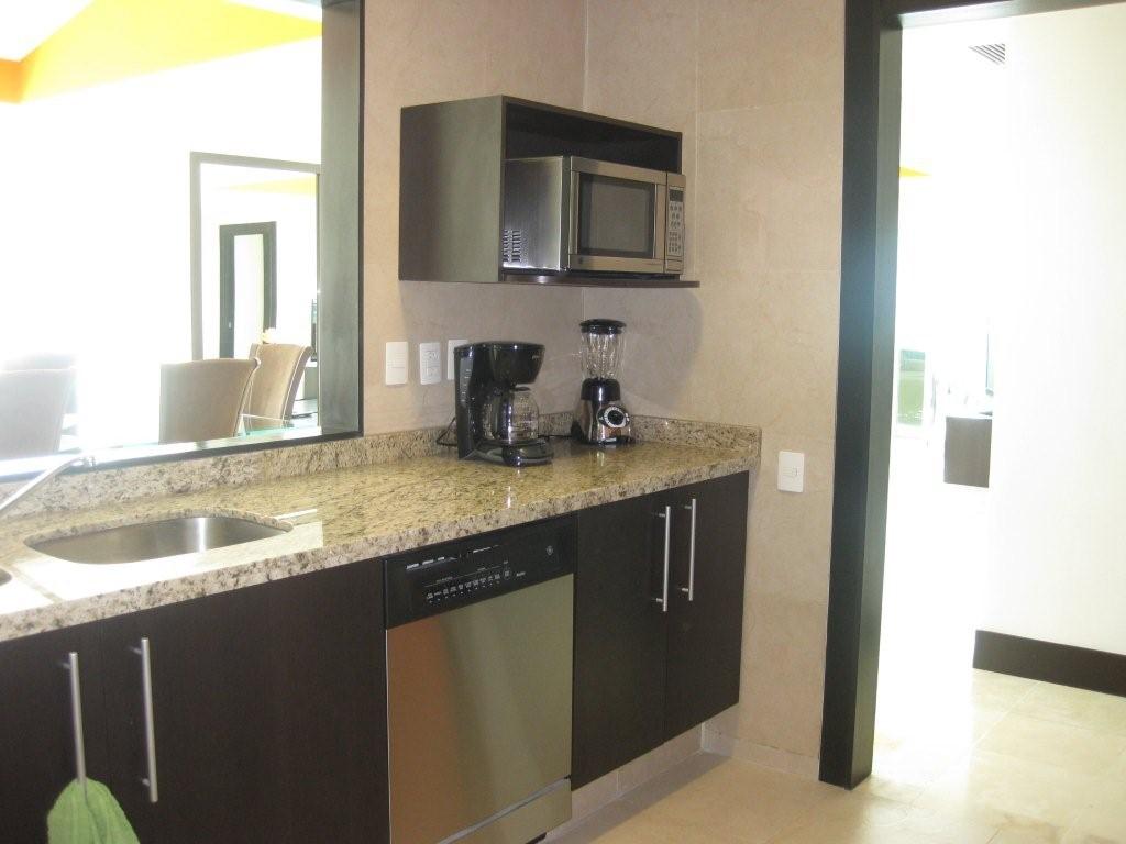 Another view of the ultra modern fulll kitchen 