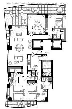 portofino bay view grand condo floor plan