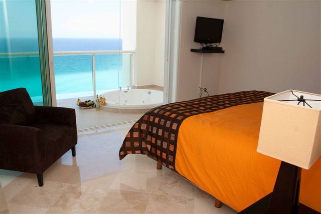 Another view of Master Bedroom suite with oceanfron terrace